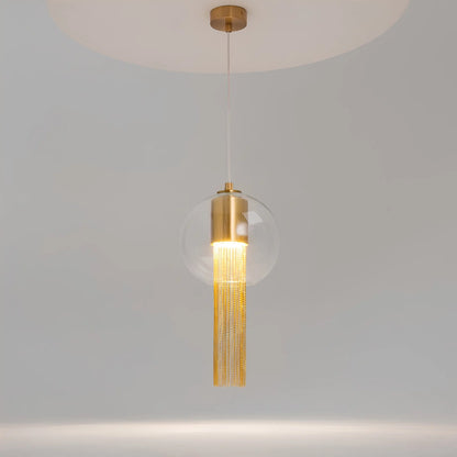 Maytoni Flusso Pendellampa Ø20 cm, Mässing