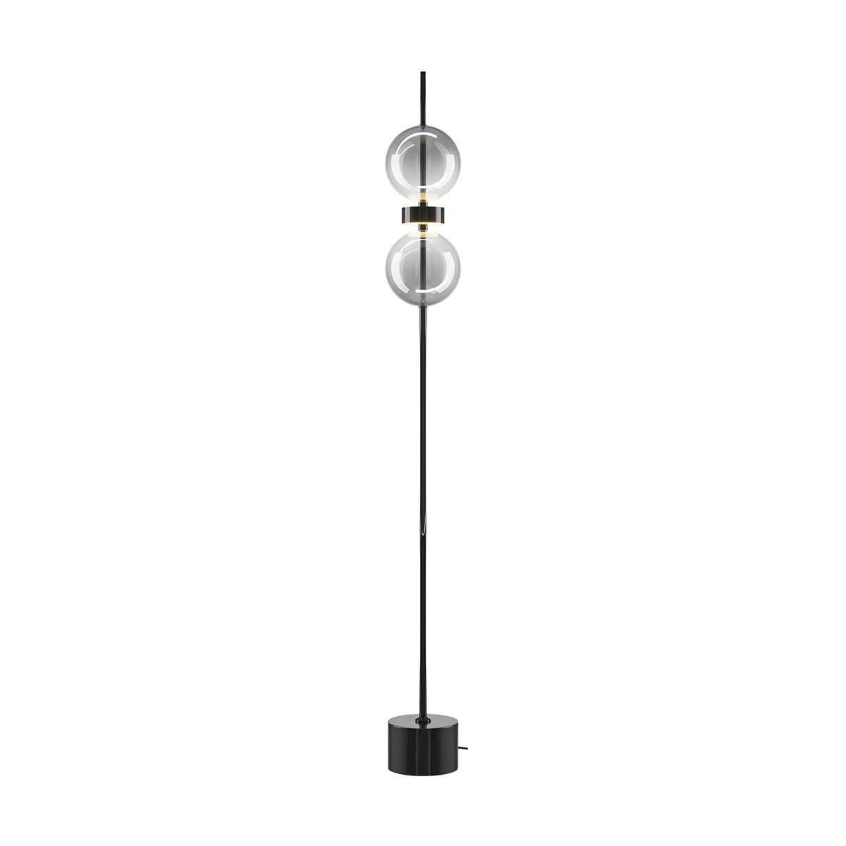 Maytoni Double Moon Golvlampa, Svart