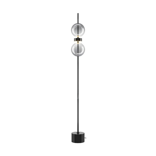 Maytoni Double Moon Golvlampa, Svart