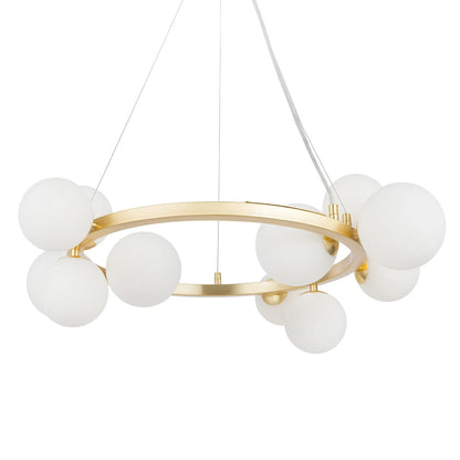 Maytoni Dallas Pendellampa Ø67 cm, Guld