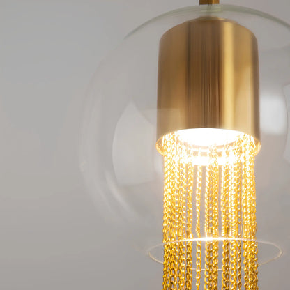 Maytoni Flusso Pendellampa Ø20 cm, Mässing