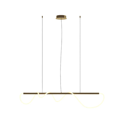 Maytoni Tau Pendellampa L140 cm, Guld
