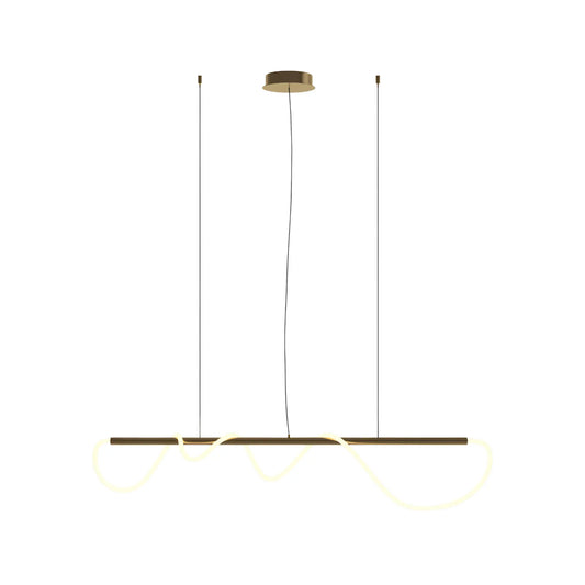 Maytoni Tau Pendellampa L140 cm, Guld