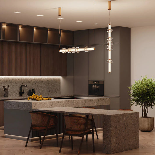Maytoni Cosmo Pendellampa, Mässing