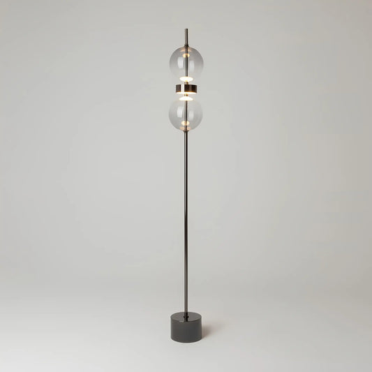 Maytoni Double Moon Golvlampa, Svart