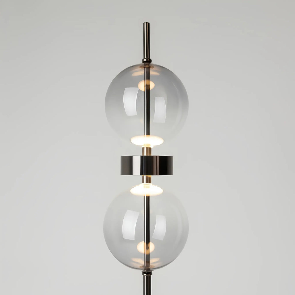 Maytoni Double Moon Golvlampa, Svart