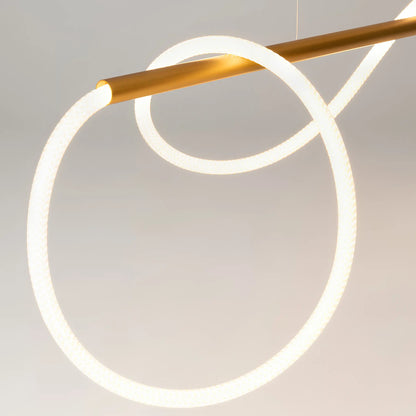 Maytoni Tau Pendellampa L140 cm, Guld