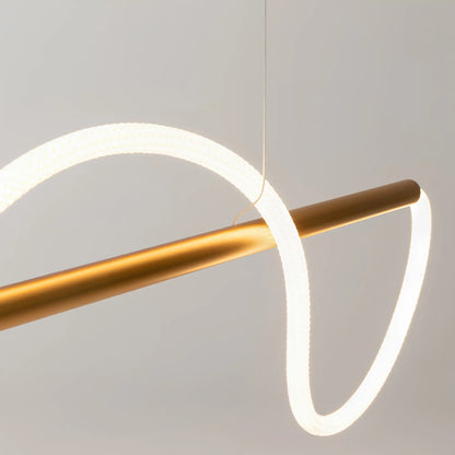 Maytoni Tau Pendellampa L140 cm, Guld