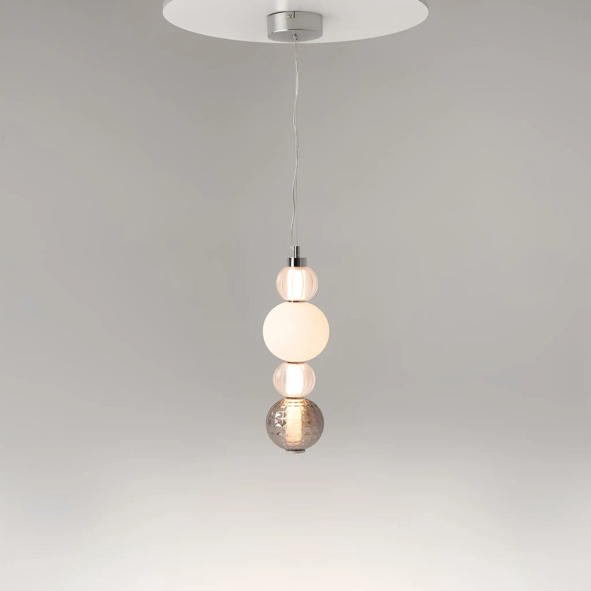 Maytoni Collar Pendellampa, Krom