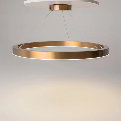 Maytoni Saturno Pendellampa Ø80 cm, Mässing