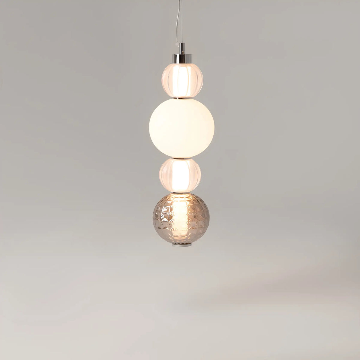 Maytoni Collar Pendellampa, Krom
