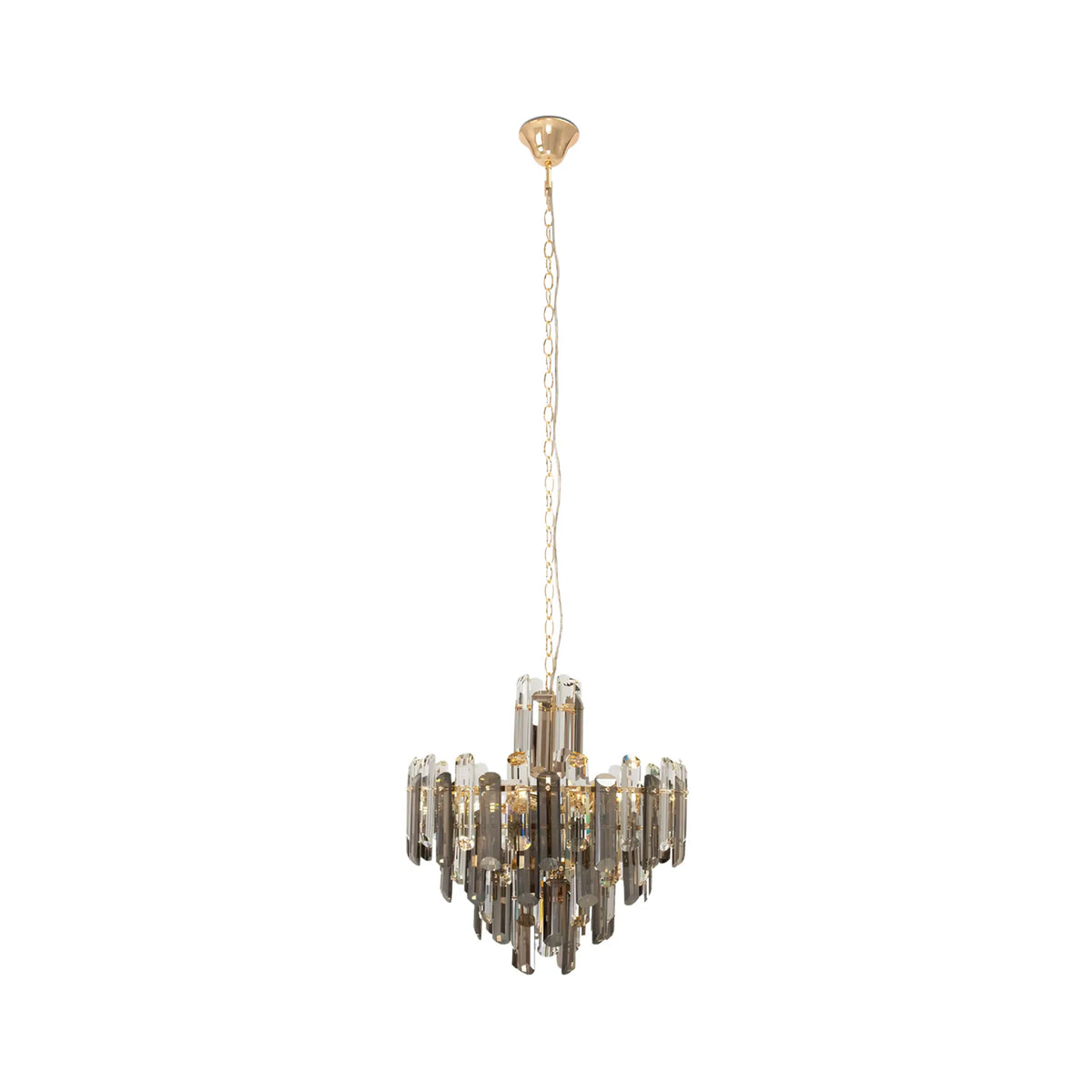 Maytoni Flare Pendellampa Ø48,8 cm, Guld