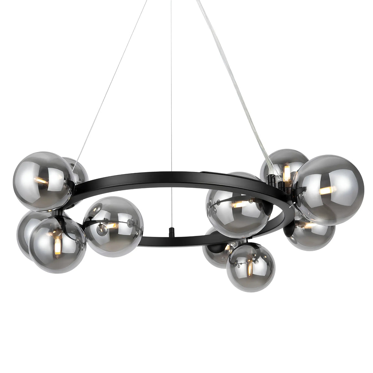 Maytoni Dallas Pendellampa Ø67 cm, Svart