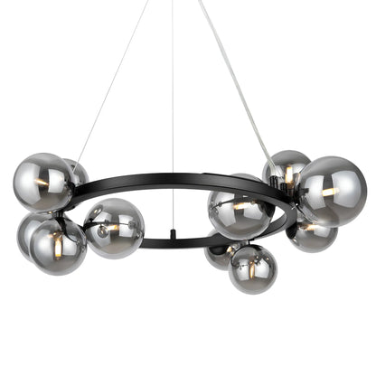 Maytoni Dallas Pendellampa Ø67 cm, Svart
