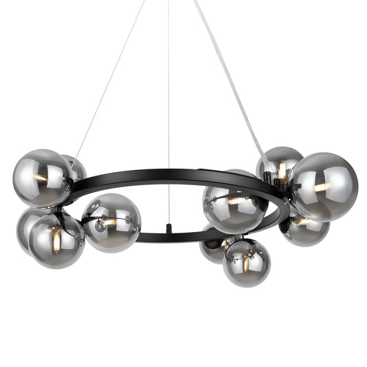 Maytoni Dallas Pendellampa Ø67 cm, Svart