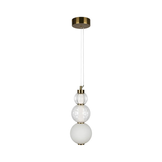 Maytoni Collar Pendellampa Ø14,7 cm, Guld