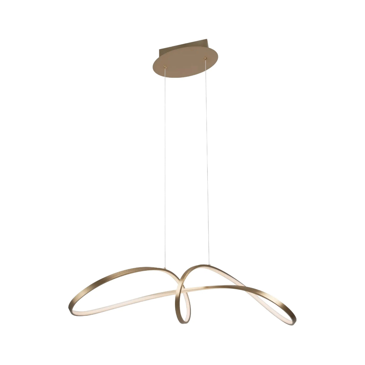 Maytoni Curve Pendellampa, Guld