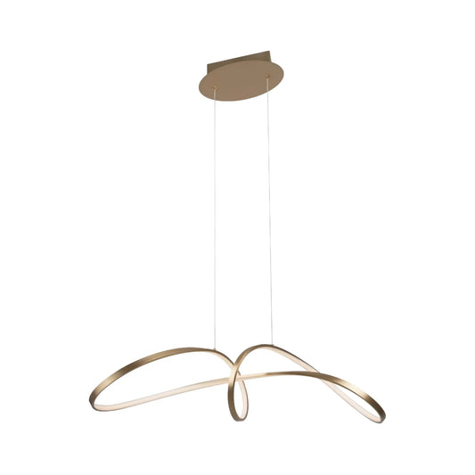 Maytoni Curve Pendellampa, Guld