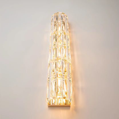 Maytoni Facet Vägglampa H75,2 cm, Guld