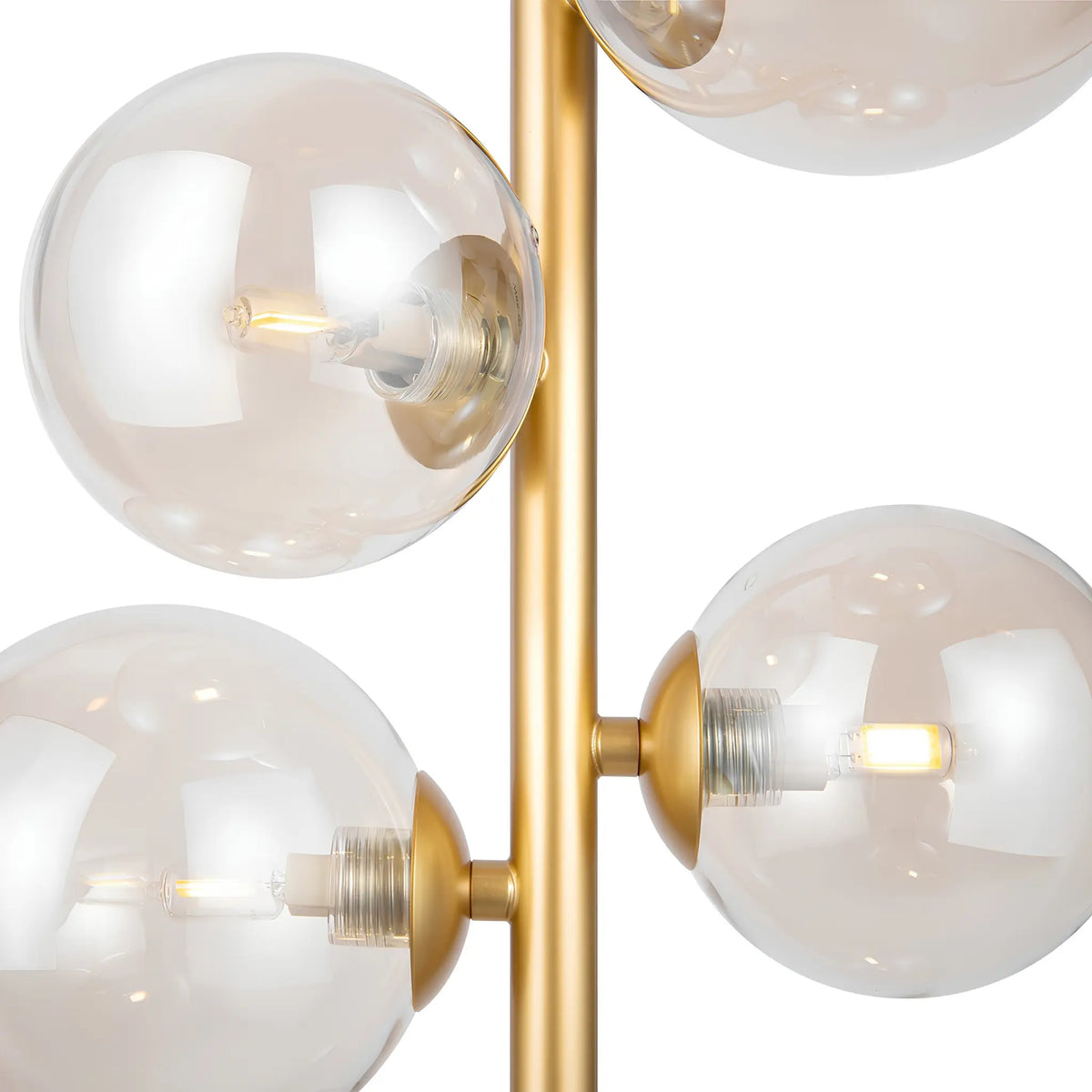 Maytoni Dallas Pendellampa Ø29 cm, Guld