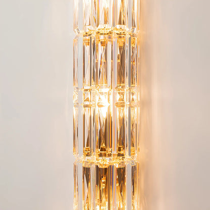 Maytoni Facet Vägglampa H75,2 cm, Guld