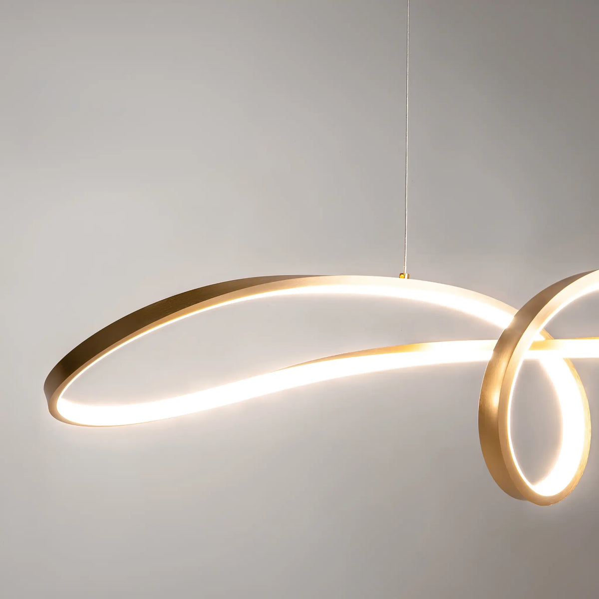 Maytoni Curve Pendellampa, Guld