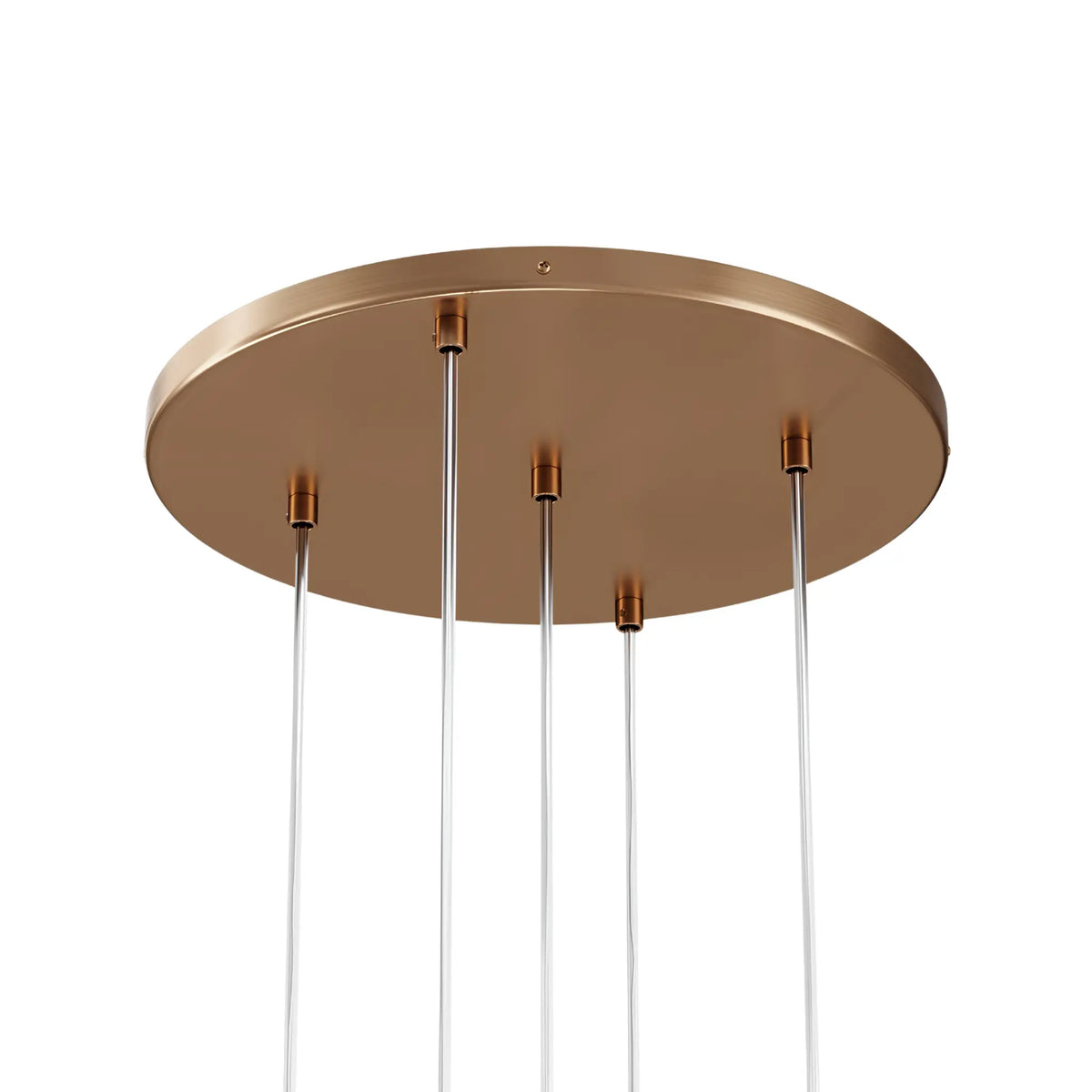 Maytoni Basic form Pendellampa Ø45 cm, Guld
