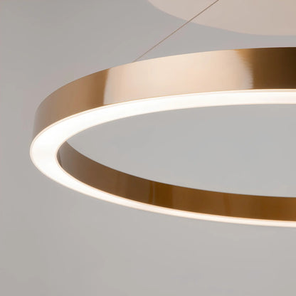 Maytoni Saturno Pendellampa Ø80 cm, Mässing