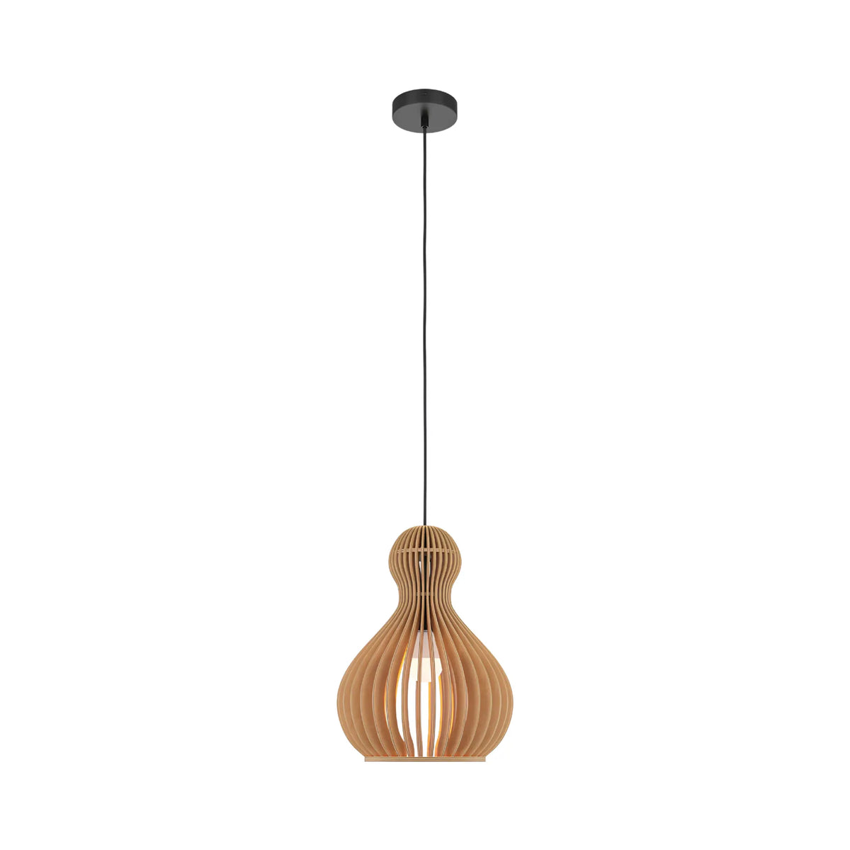 Maytoni Roots Pendellampa Ø30 cm, Svart