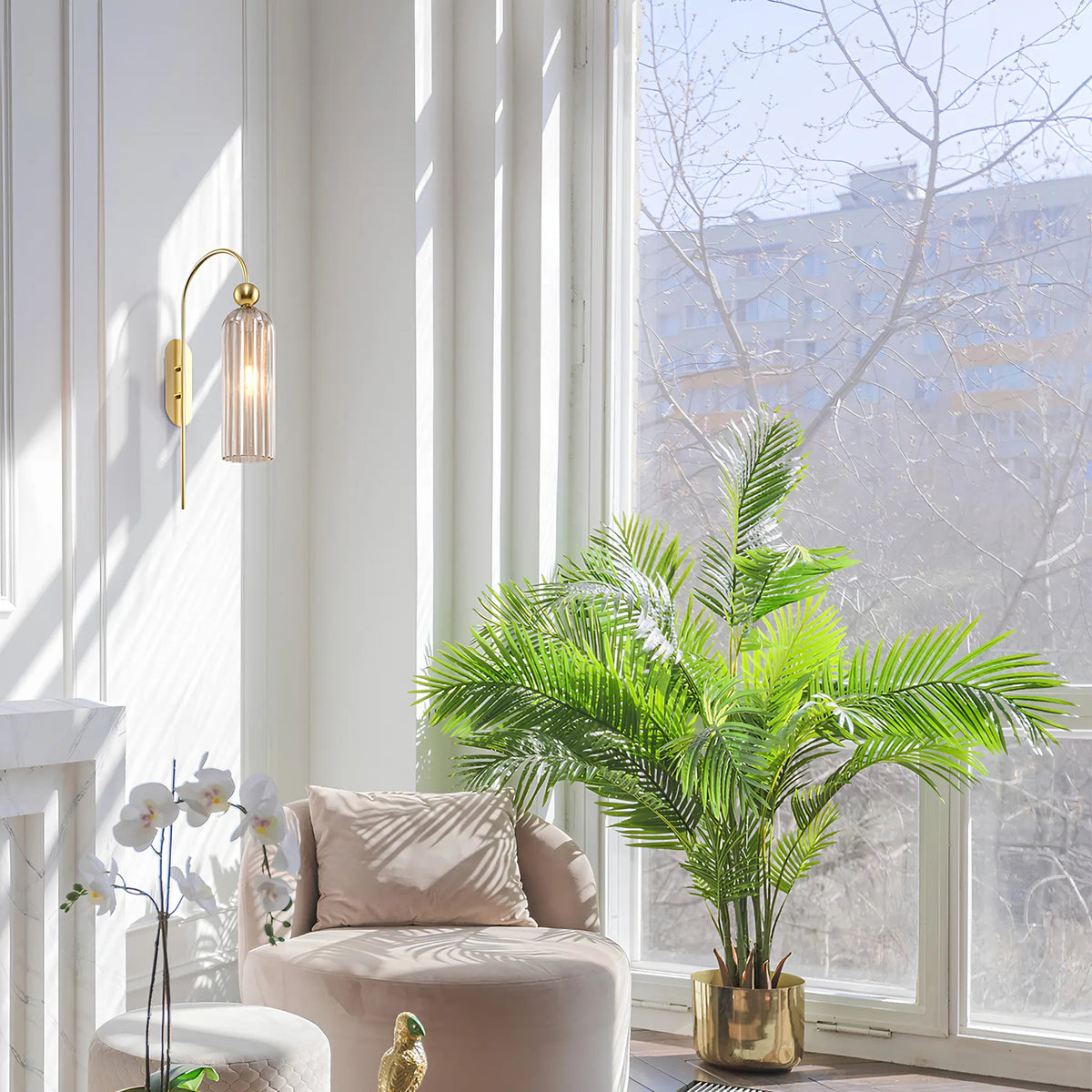Maytoni Antic Vägglampa H53,5 cm, Guld