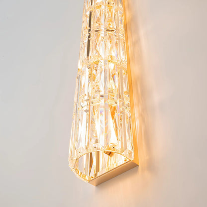Maytoni Facet Vägglampa H75,2 cm, Guld
