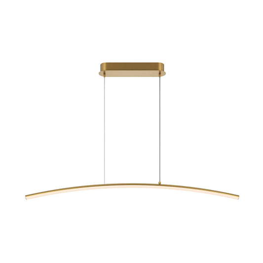 Maytoni Curve Pendellampa L98 cm, Mässing