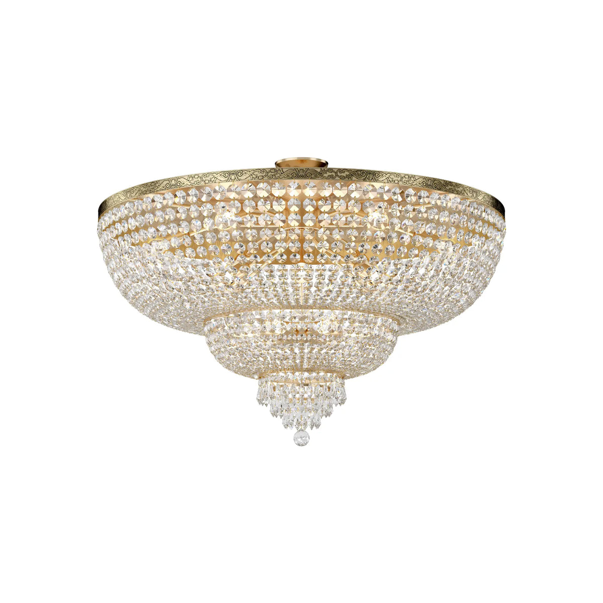 Maytoni Palace Ljuskrona Ø100 cm, Guld