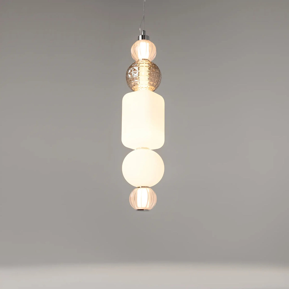 Maytoni Collar Pendellampa Ø14,7 cm, Guld
