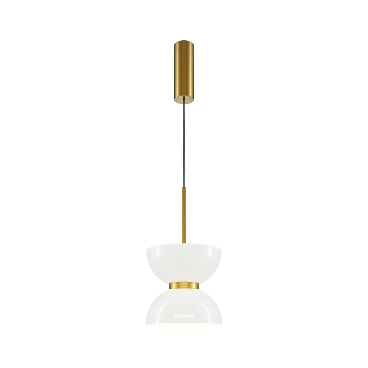 Maytoni Kyoto Pendellampa Ø22 cm, Guld