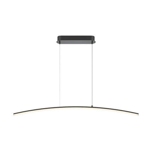 Maytoni Curve Pendellampa L98 cm, Svart