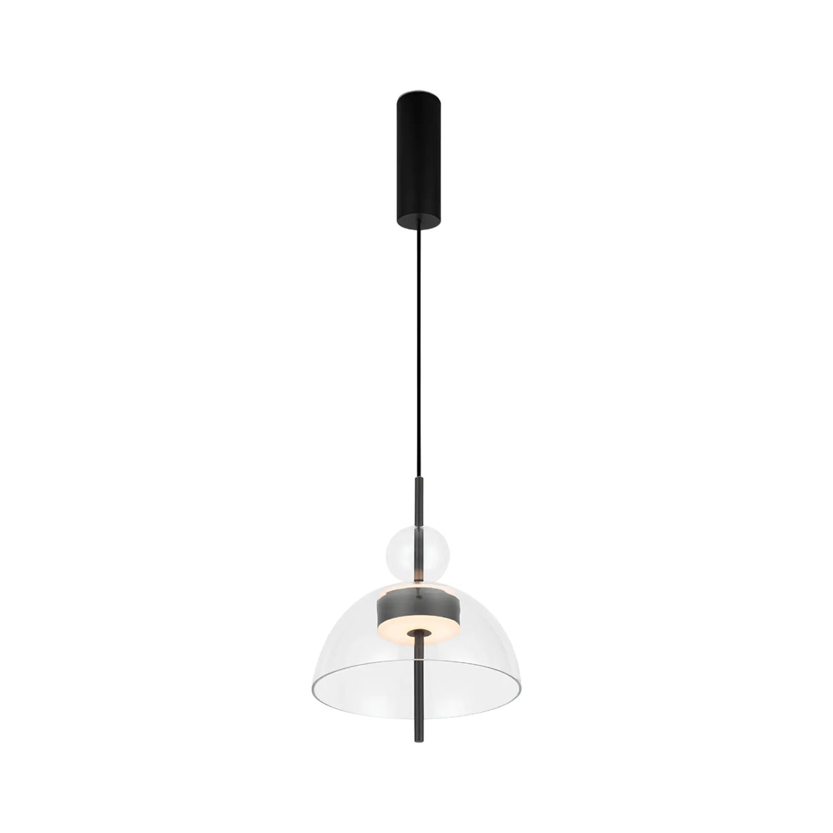 Maytoni Bangkok Pendellampa Ø25 cm, Svart