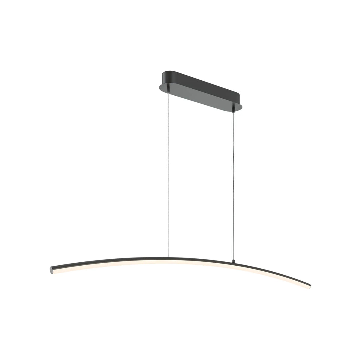 Maytoni Curve Pendellampa L98 cm, Svart
