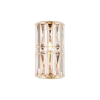 Maytoni Facet Vägglampa H25 cm, Guld