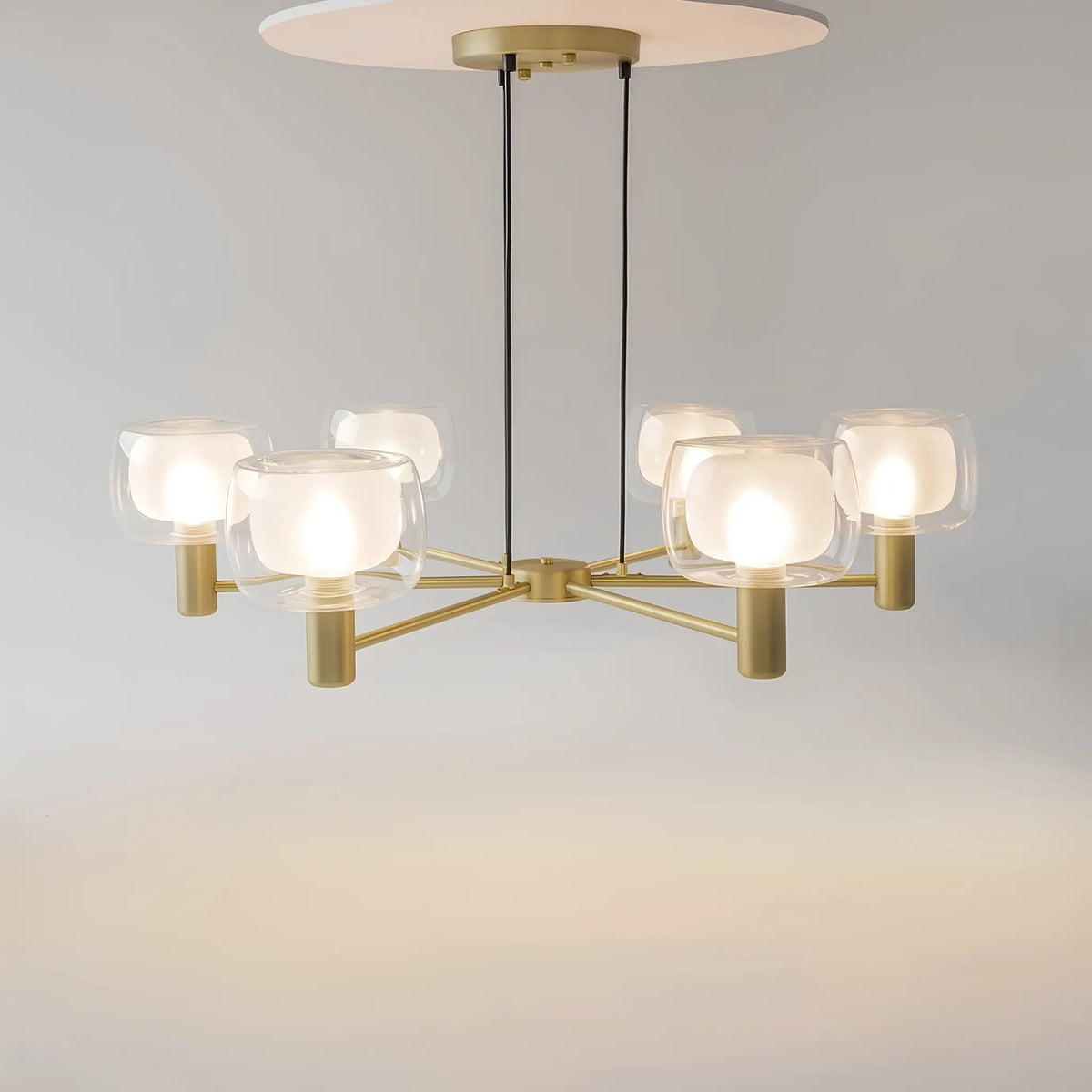 Maytoni Vision Pendellampa Ø96 cm, Guld