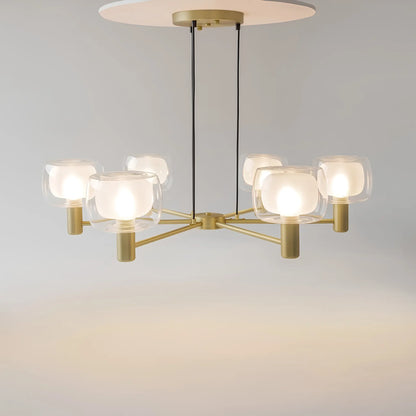 Maytoni Vision Pendellampa Ø96 cm, Guld