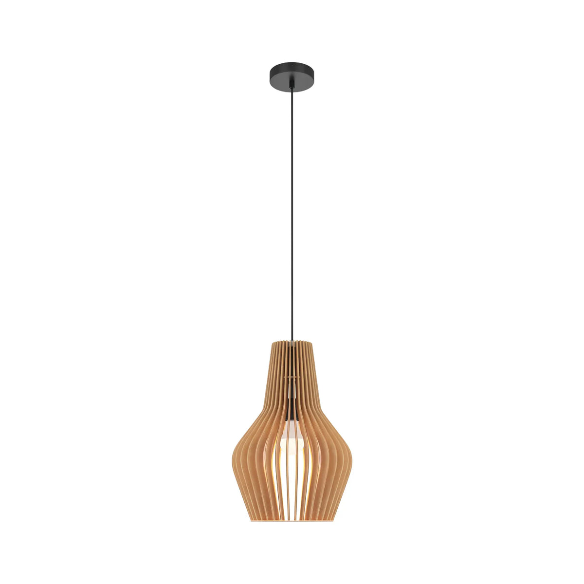 Maytoni Roots Pendellampa Ø30 cm, Svart