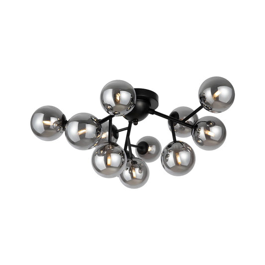 Maytoni Dallas Taklampa Ø60 cm, Svart