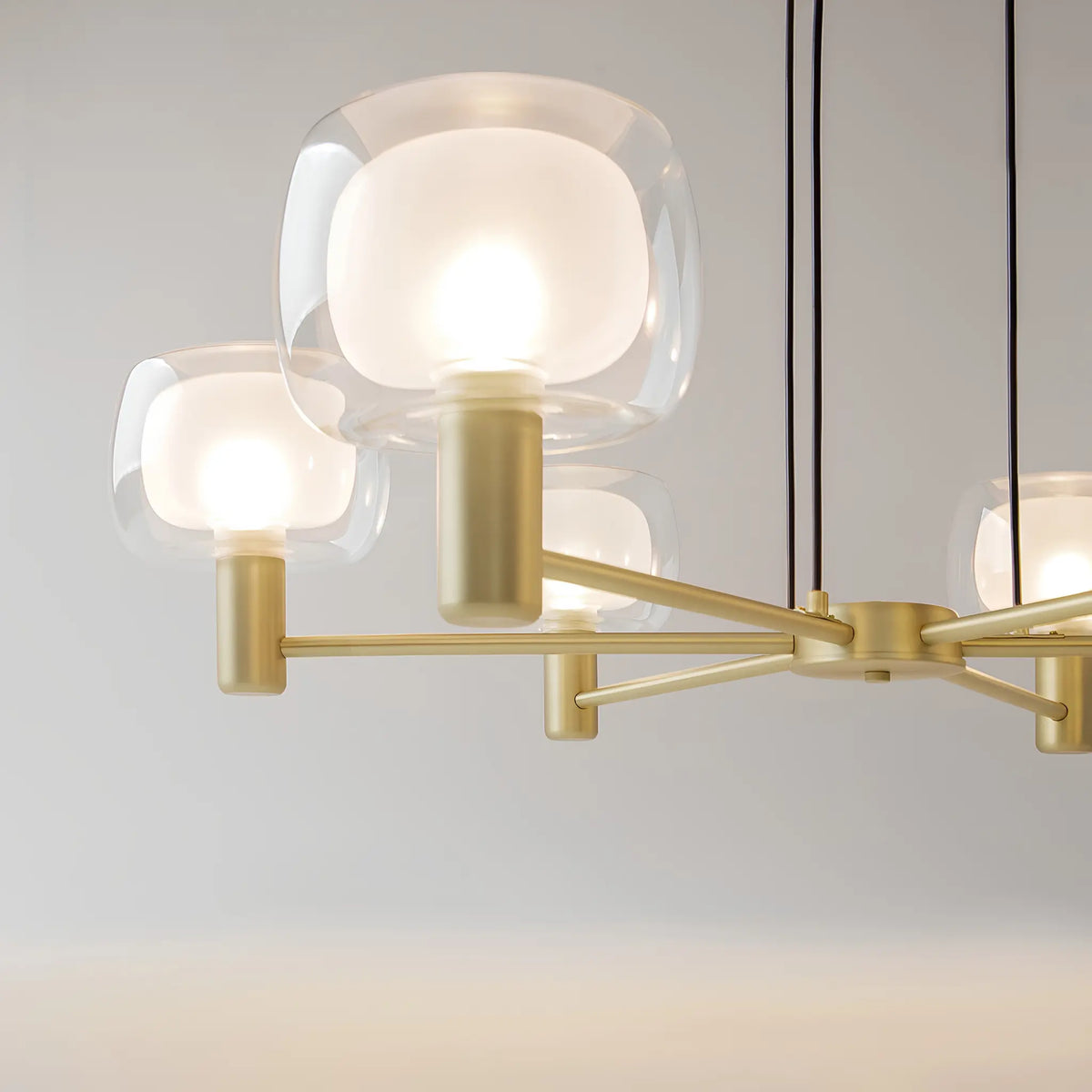 Maytoni Vision Pendellampa Ø96 cm, Guld