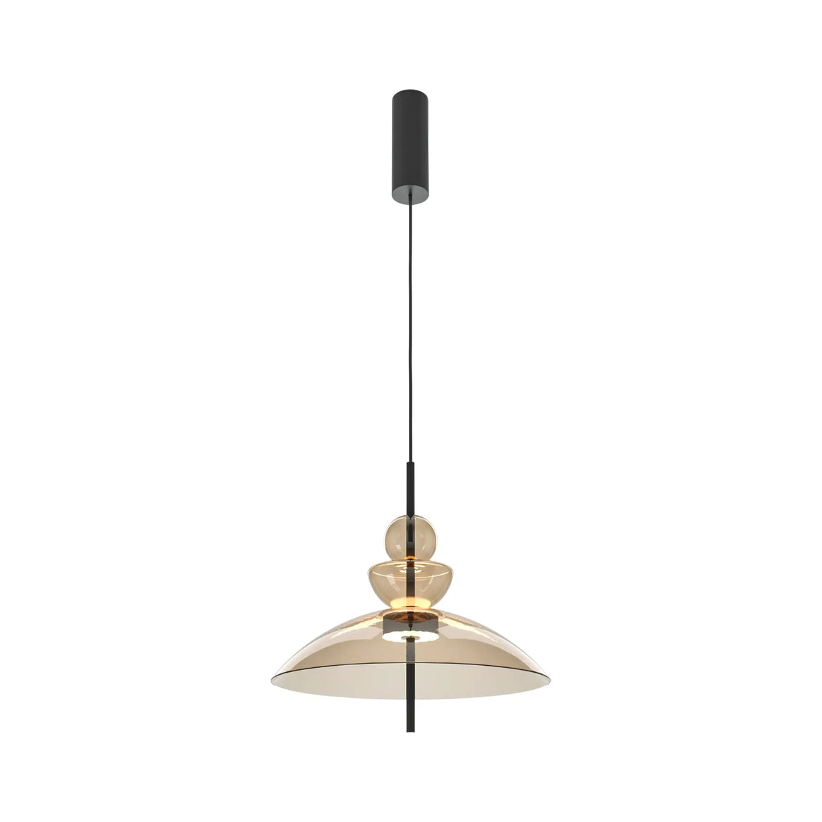 Maytoni Bangkok Pendellampa Ø40 cm, Svart