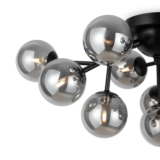 Maytoni Dallas Taklampa Ø60 cm, Svart