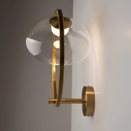 Maytoni Lunare Vägglampa, Mässing