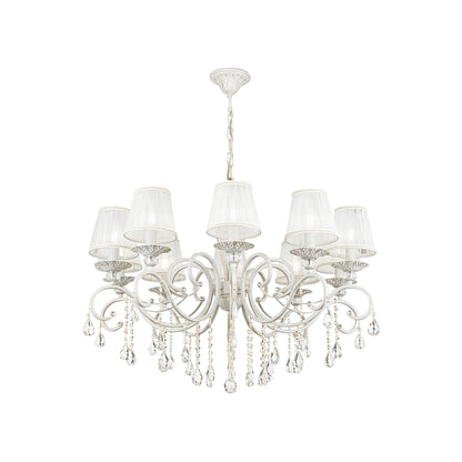Maytoni Grace Ljuskrona Ø85 cm, Vit