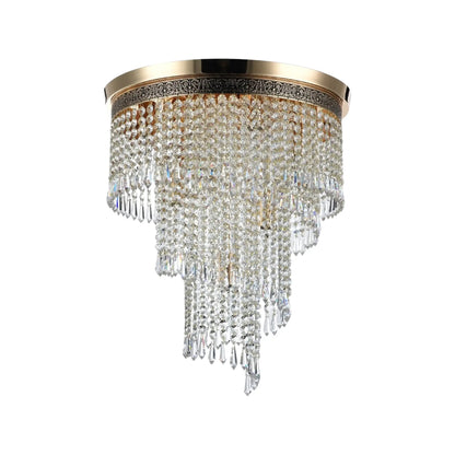 Maytoni Cascade Ljuskrona Ø42 cm, Guld