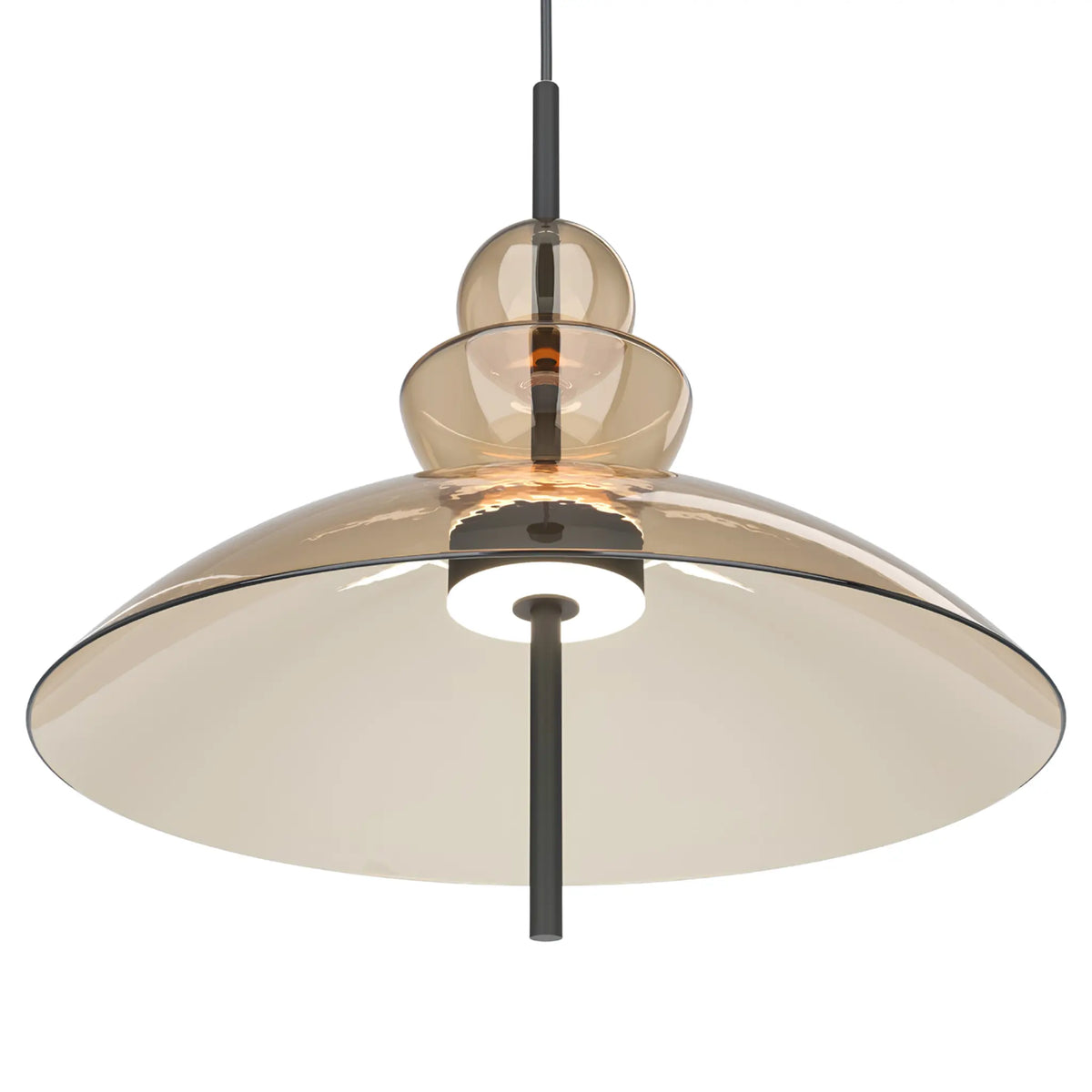 Maytoni Bangkok Pendellampa Ø40 cm, Svart